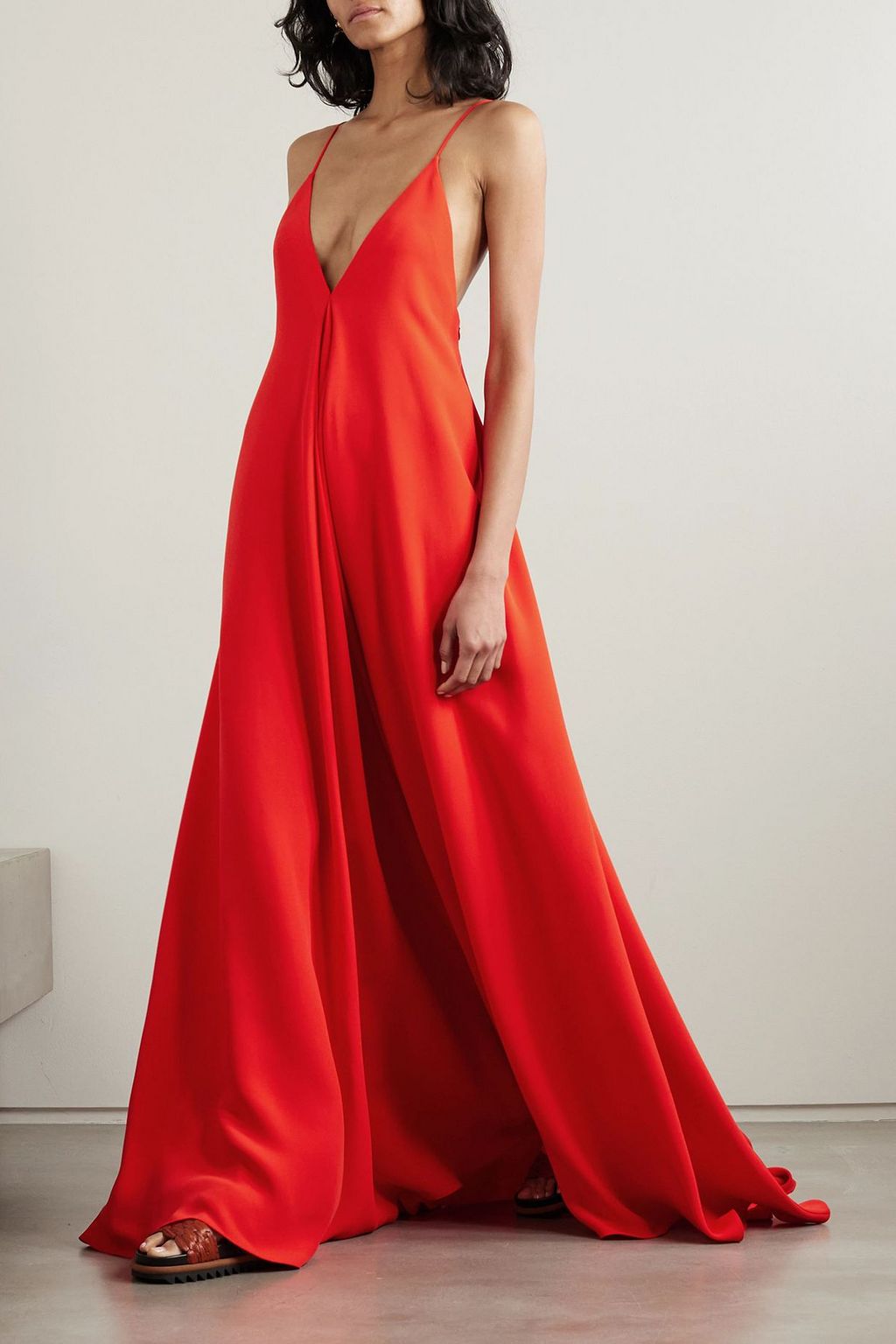 VALENTINO GARAVANI Silk-crepe gown