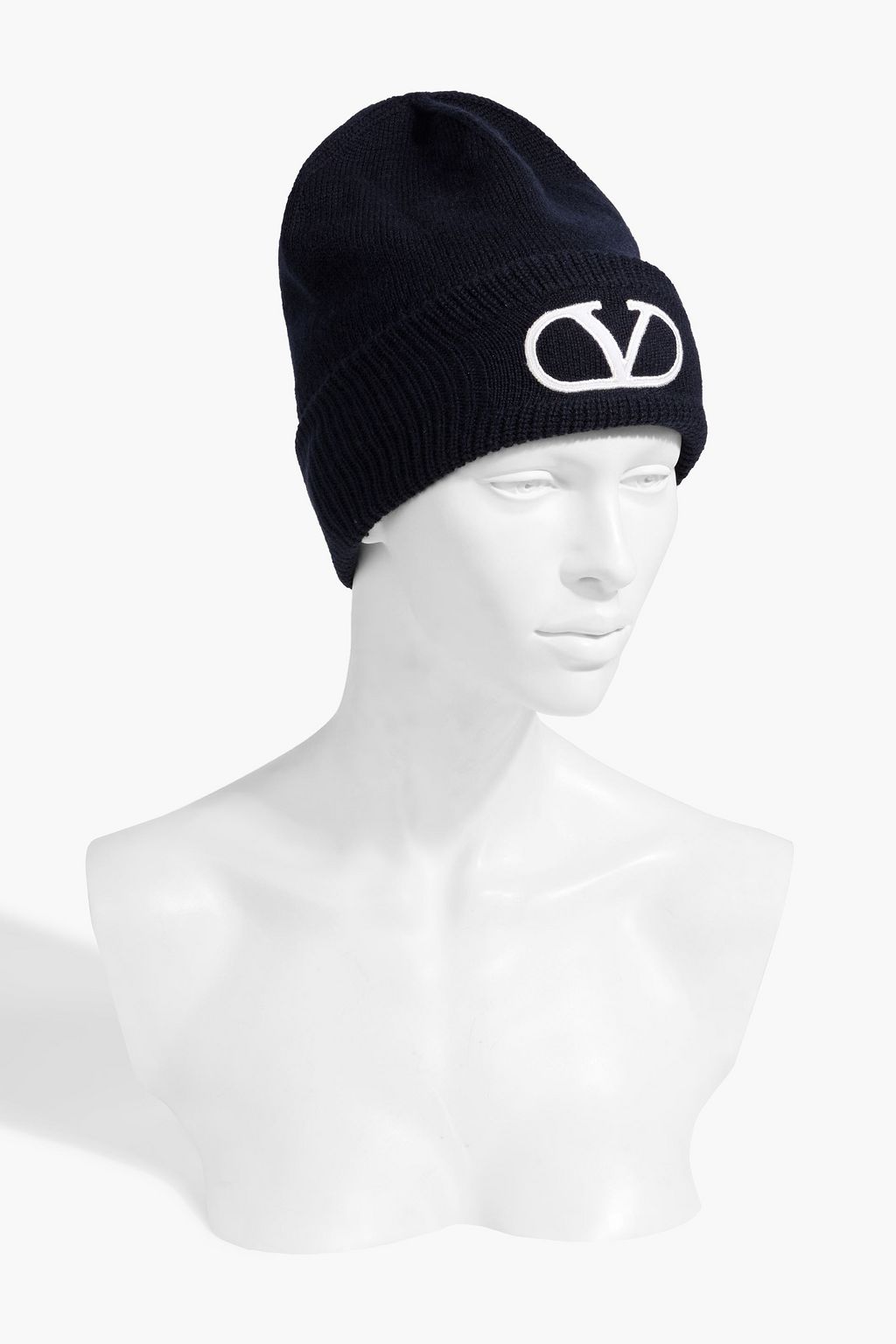 VALENTINO GARAVANI Embroidered wool beanie