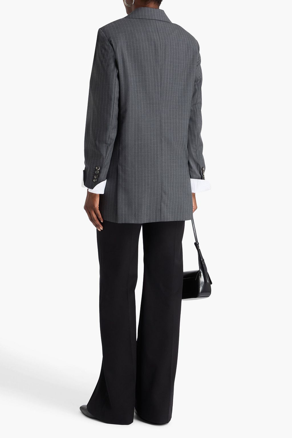 MAX MARA Blazer „Oche“ aus Woll-Twill mit Nadelstreifen