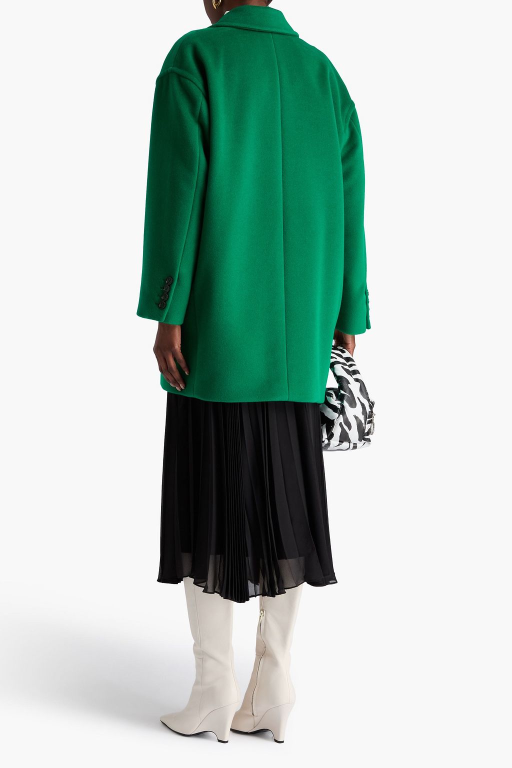 MAX MARA Double-breasted wool and cashmere-blend felt coat