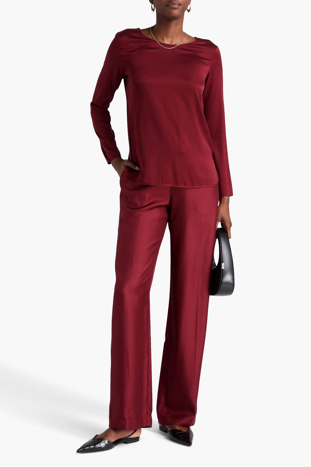 MAX MARA Oberteil aus Stretch-Seide