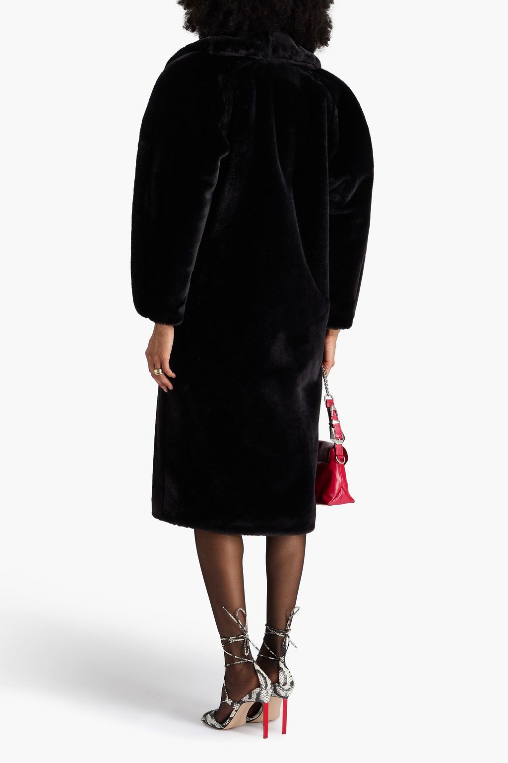 DRIES VAN NOTEN Plush coat