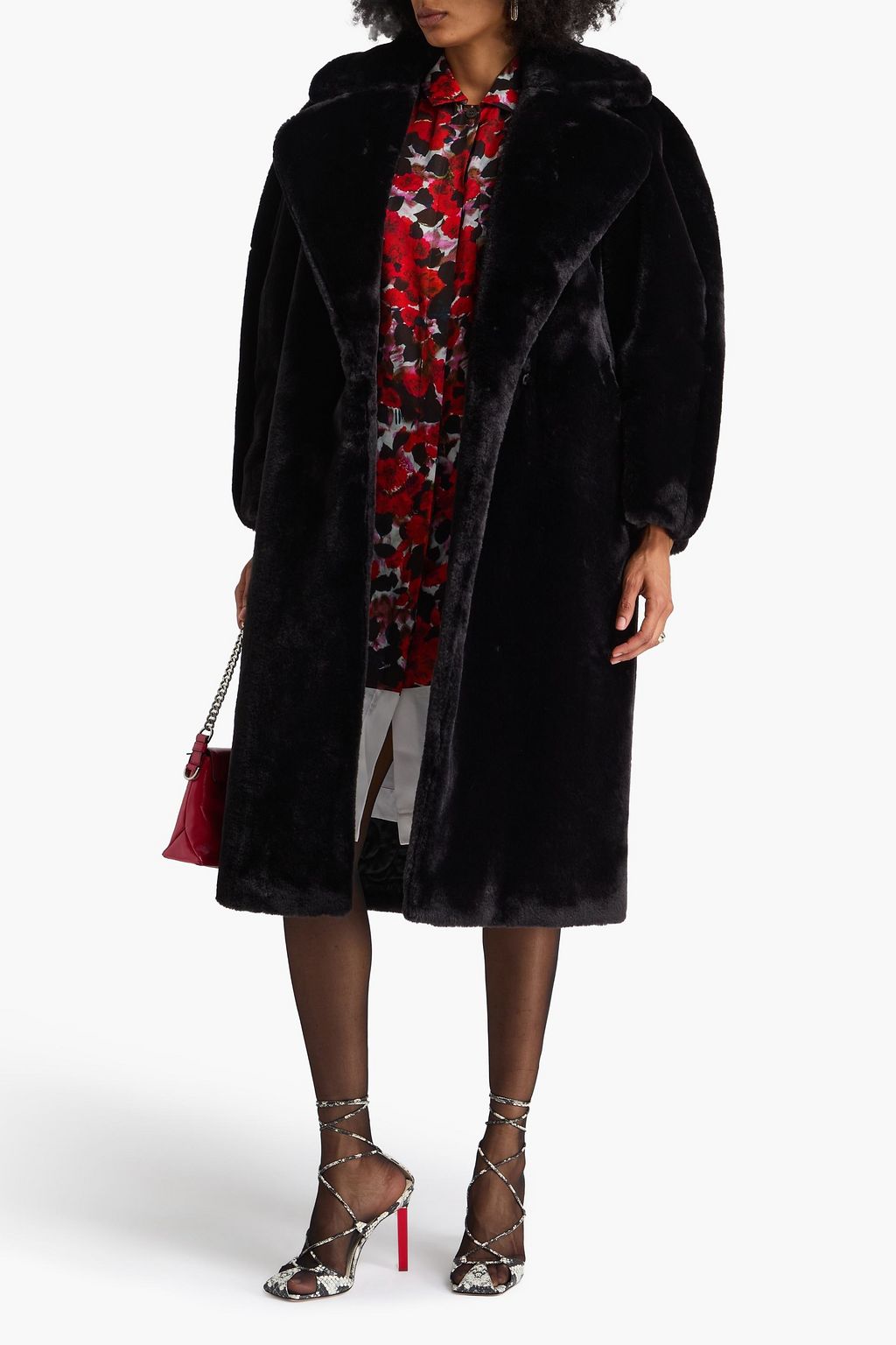 DRIES VAN NOTEN Plush coat