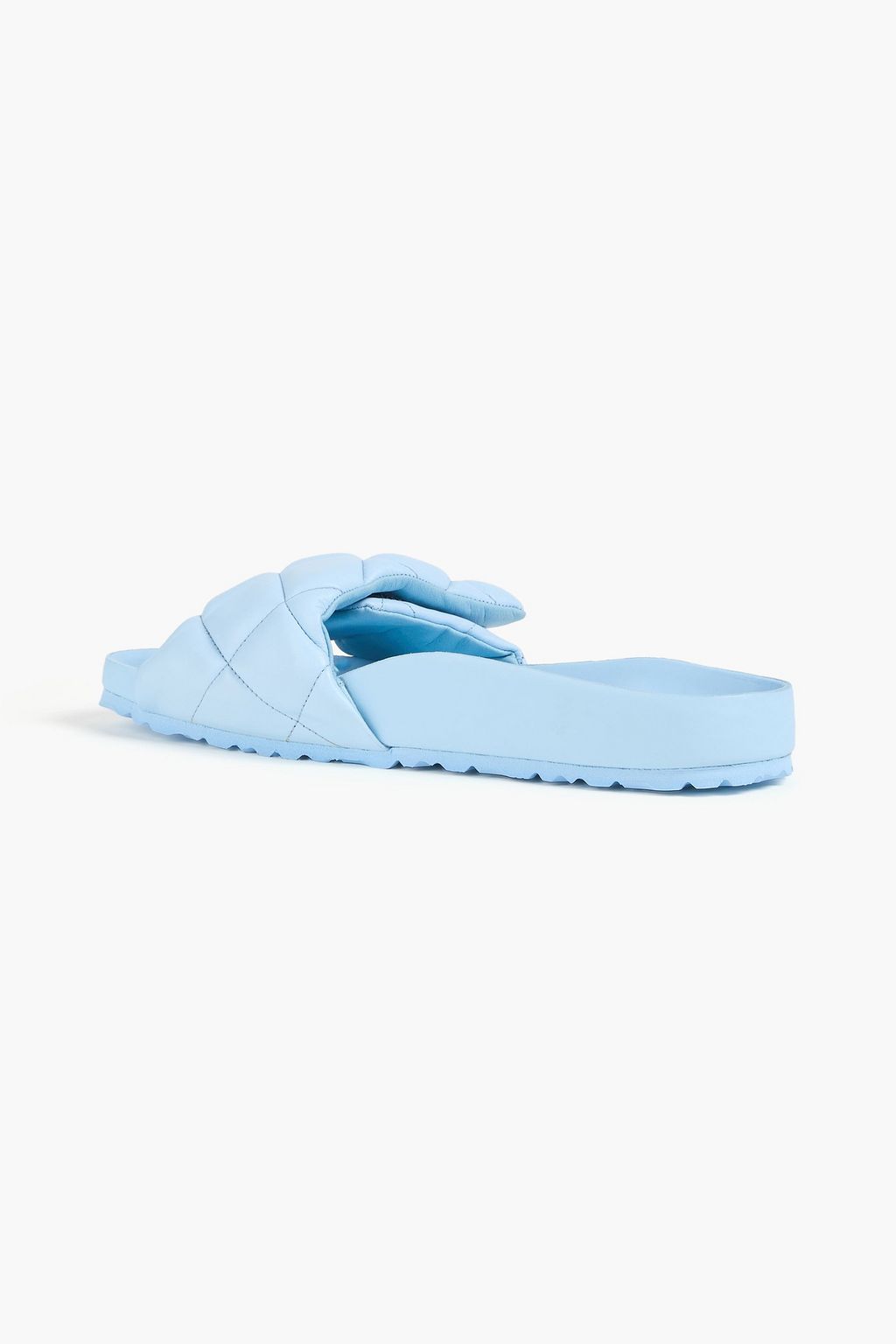 1774 BIRKENSTOCK 실트 퀼팅 가죽 슬라이드 샌들