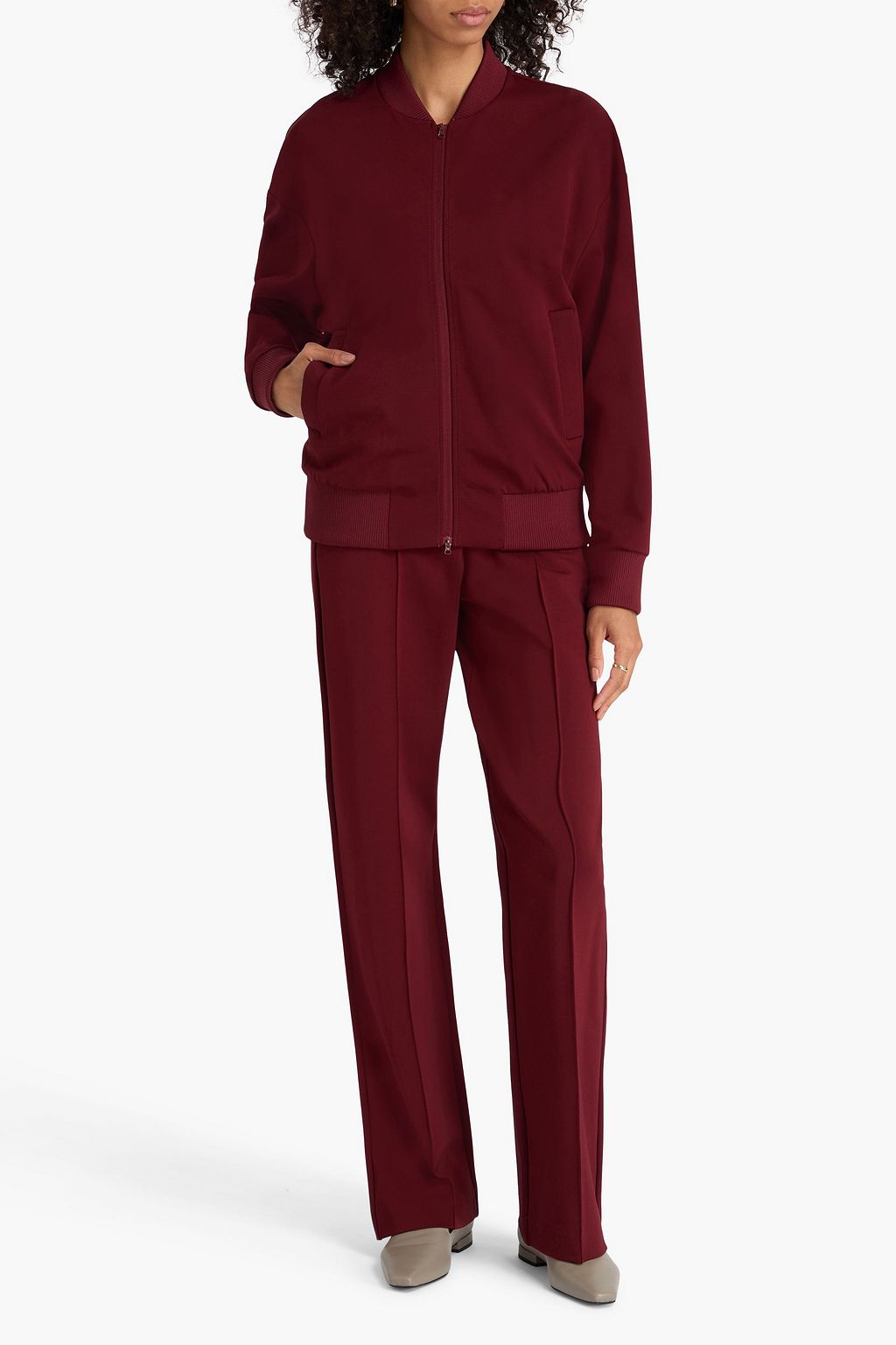 MAX MARA Stretch-jersey bomber jacket