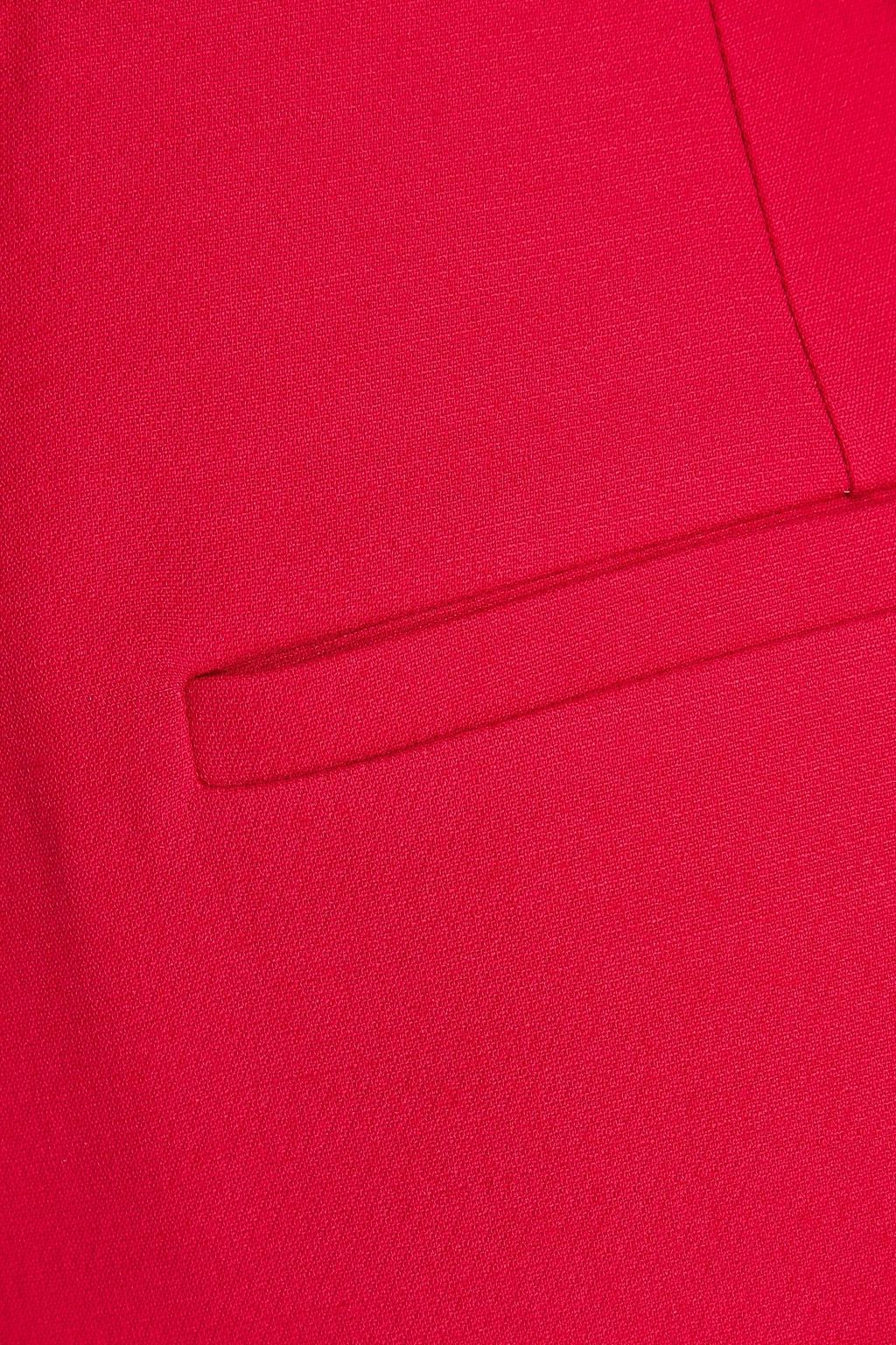 VALENTINO GARAVANI Wool and silk-blend crepe straight-leg pants