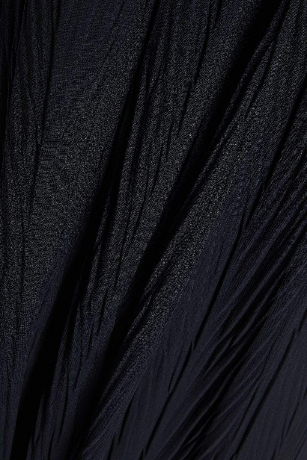 MAX MARA Gerafftes Midikleid aus strukturiertem Crêpe