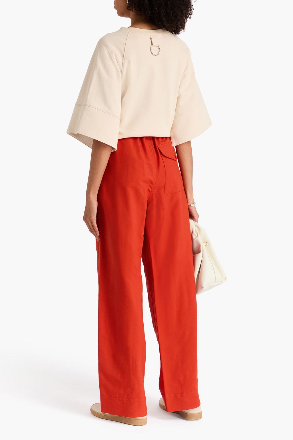 STELLA MCCARTNEY 트윌 와이드 레그 팬츠