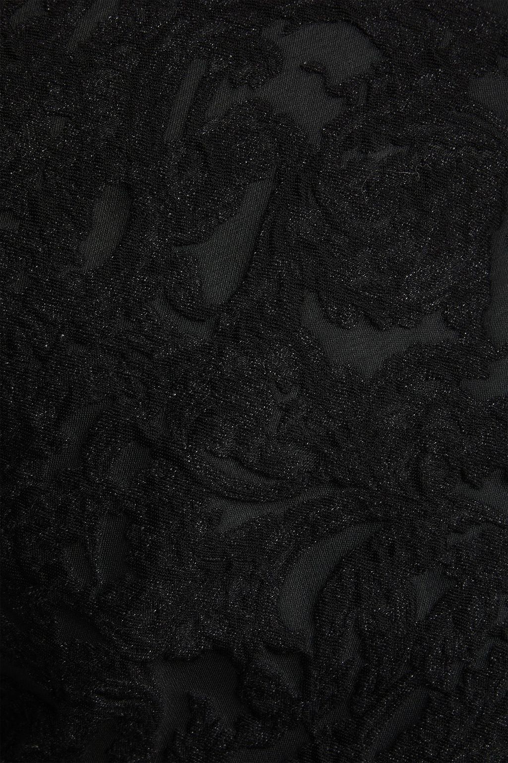 MAX MARA Trägerloses Minikleid aus Jacquard aus einer Baumwollmischung