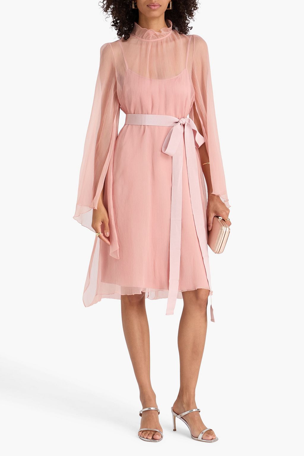 MAX MARA Kleid aus Seidenkrepon