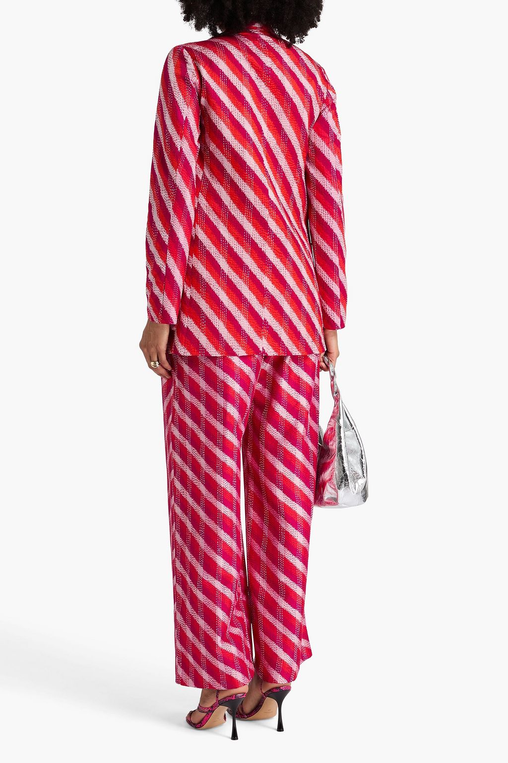 DRIES VAN NOTEN Embroidered silk blazer