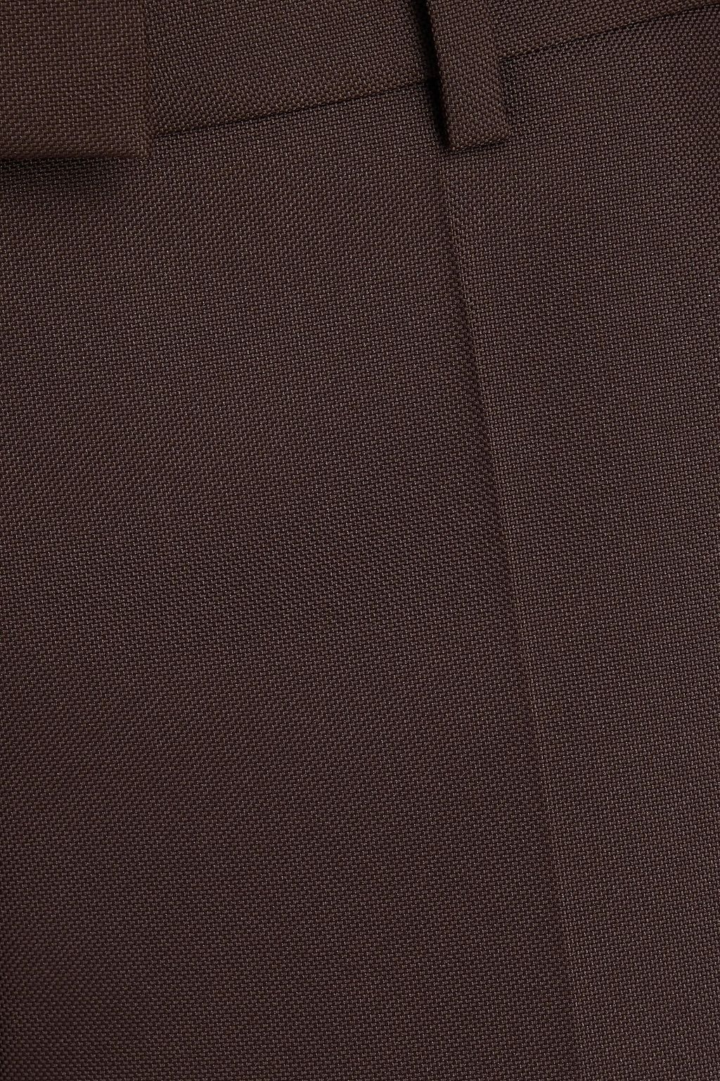 VALENTINO GARAVANI Grain de poudre wool straight-leg pants