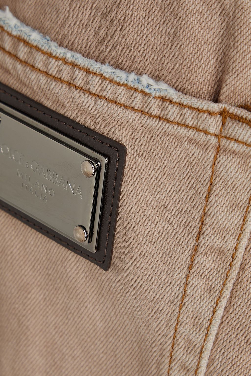DOLCE&GABBANA High-rise cargo jeans