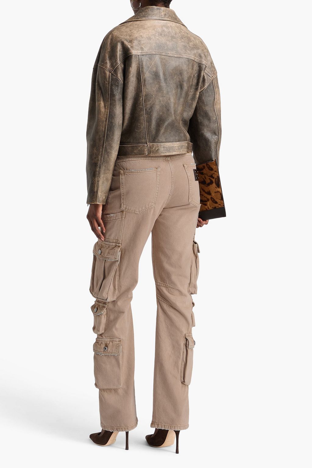DOLCE&GABBANA High-rise cargo jeans