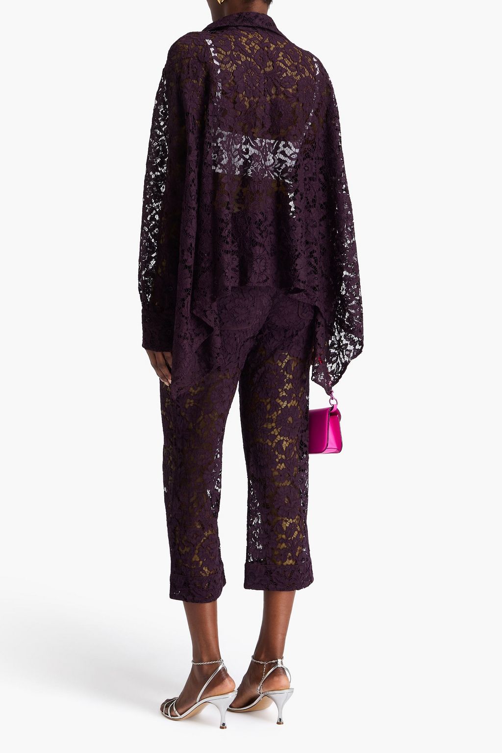 VALENTINO GARAVANI Guipure lace shirt