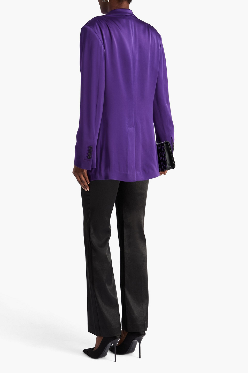  Tom Ford - Blazer Aus Satin - Lila - It 40 