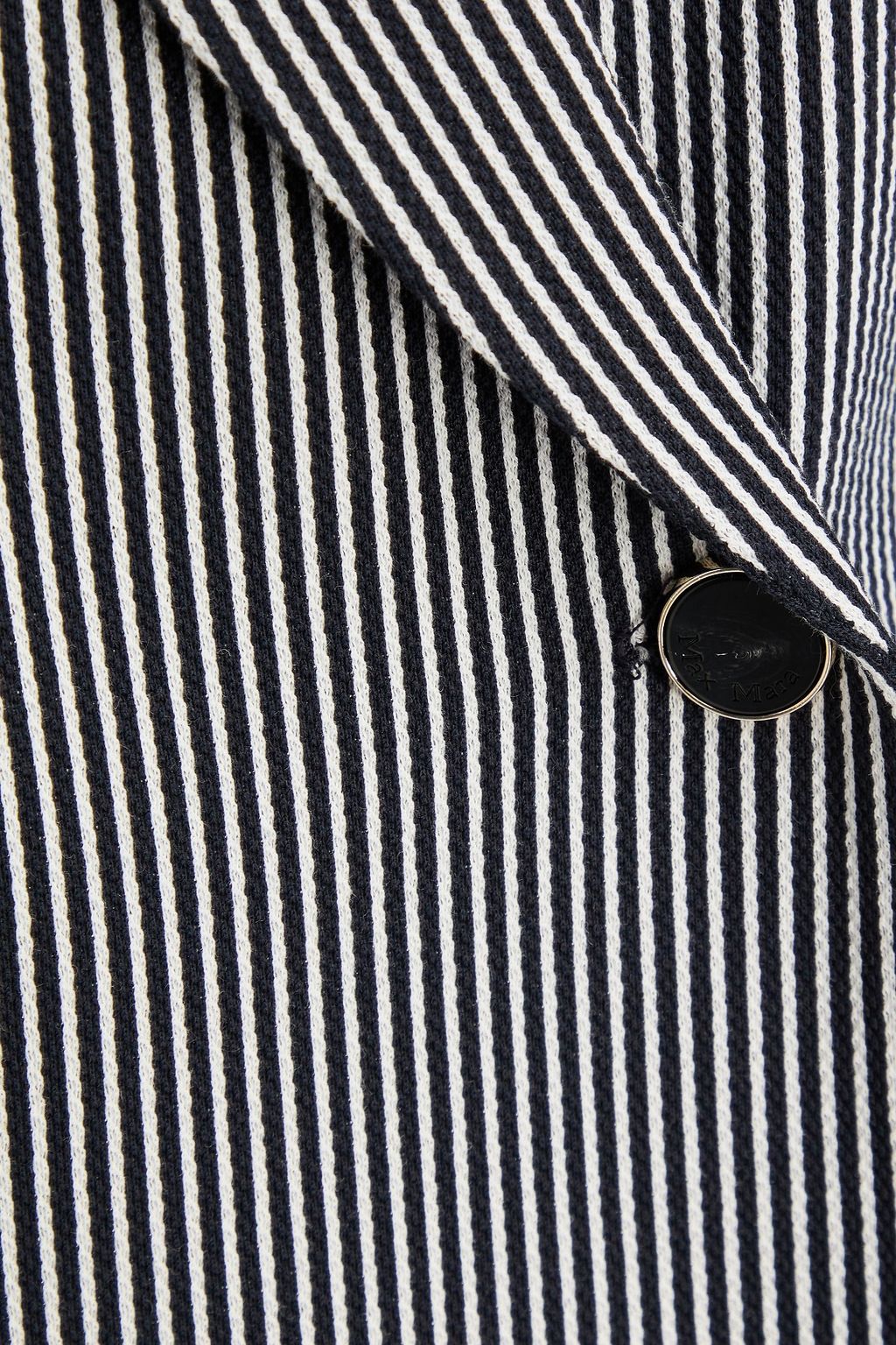 MAX MARA Doppelreihiger Blazer aus Jacquard mit Streifen