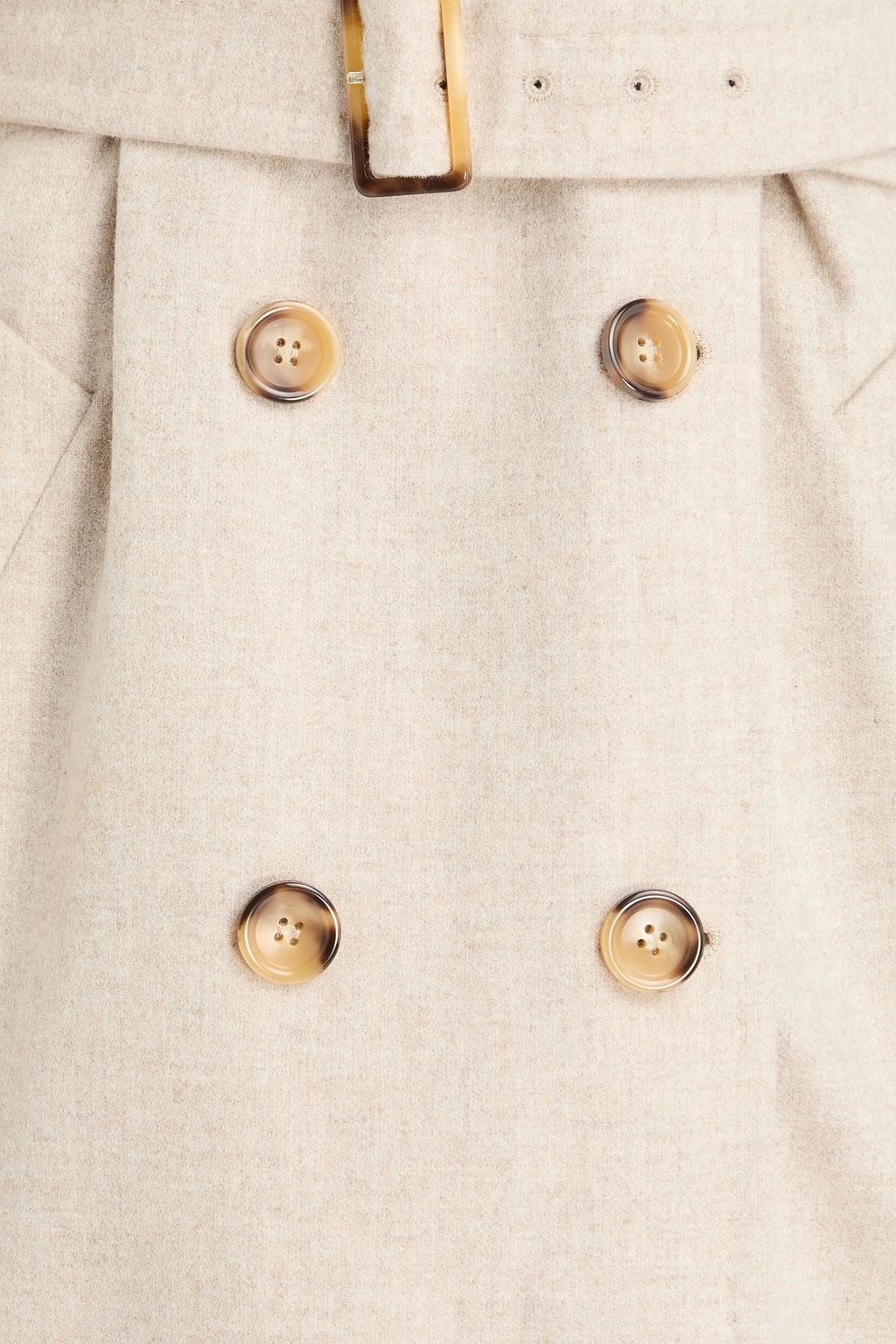 MAX MARA Double-breasted felt coat