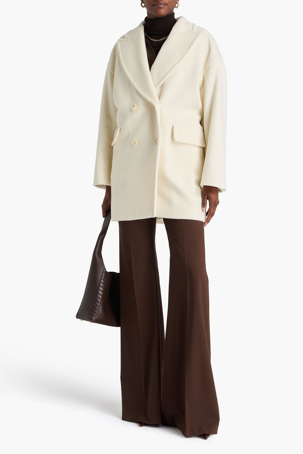 MAX MARA Meana double-breasted wool and cashmere-blend felt coat