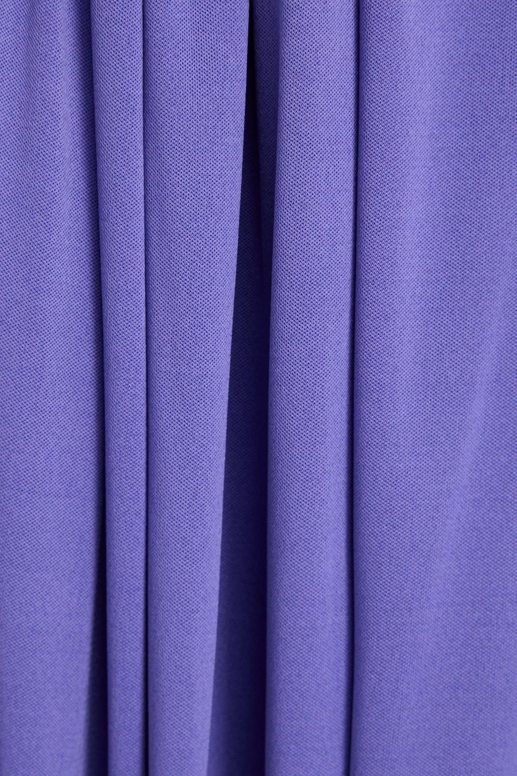 STELLA MCCARTNEY 개더 & 컷아웃 디테일 저지 홀터넥 미디 드레스