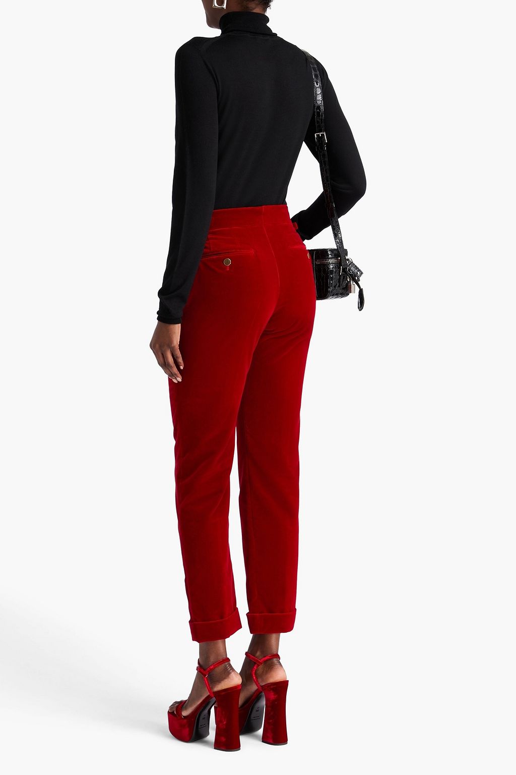 TOM FORD Karottenhose aus Baumwollsamt