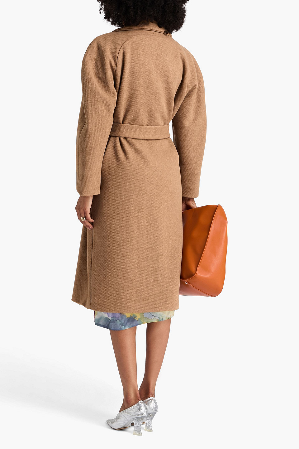  Dries Van Noten - Belted Felt Coat - Brown - L 