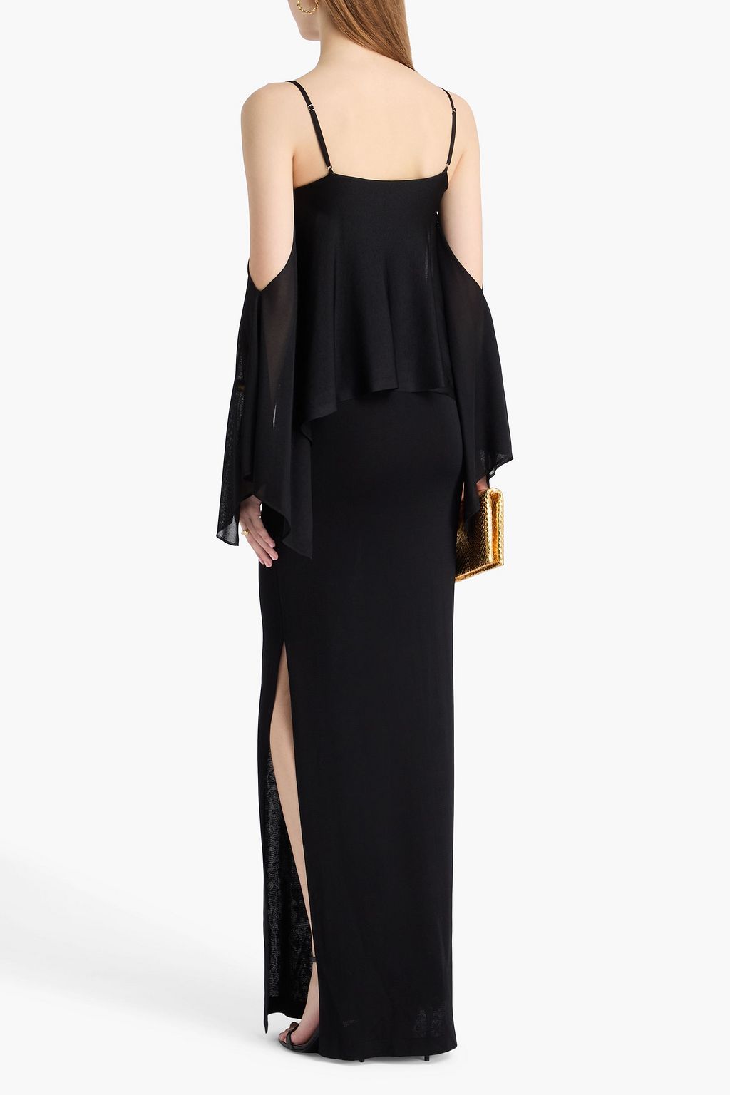 TOM FORD Ruffled knitted gown