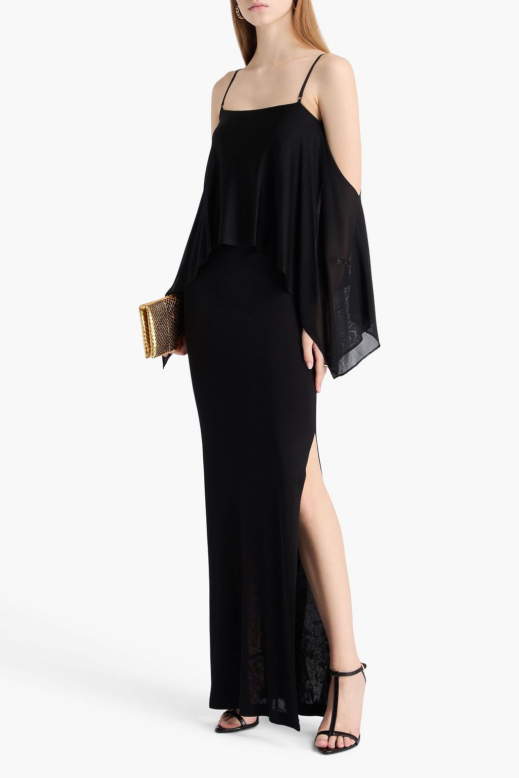TOM FORD Ruffled knitted gown