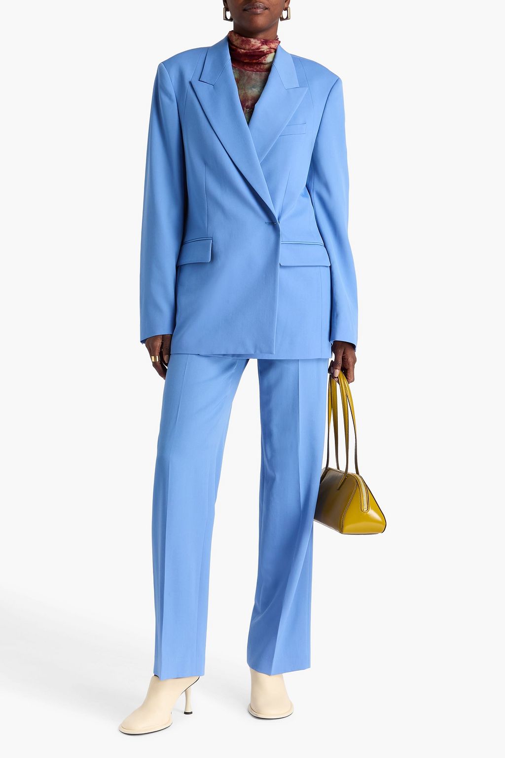 DRIES VAN NOTEN بليزر من الصوف والتويل