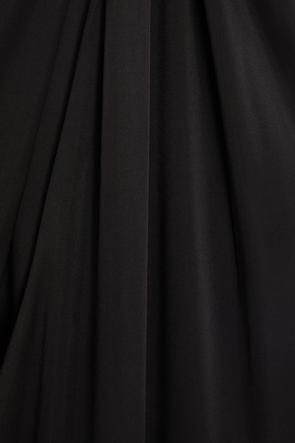 VERSACE Cutout draped jersey midi dress