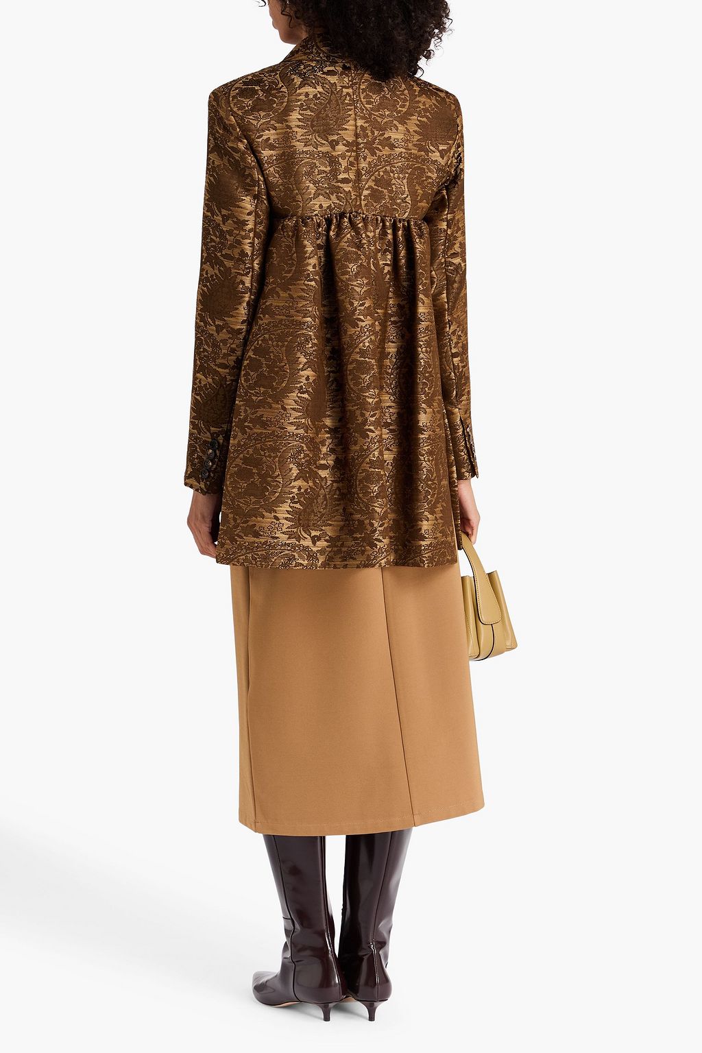 MAX MARA Balia doppelreihiger Blazer aus Jacquard mit Paisley-Print