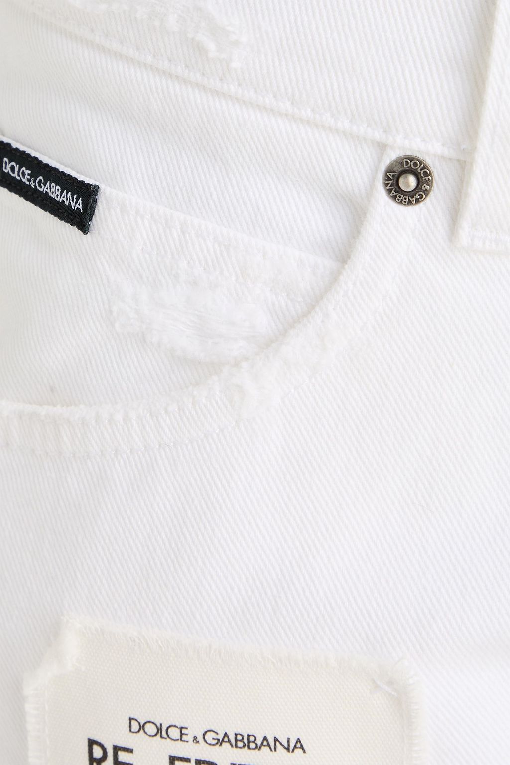 DOLCE&GABBANA Skinny-fit distressed skinny jeans