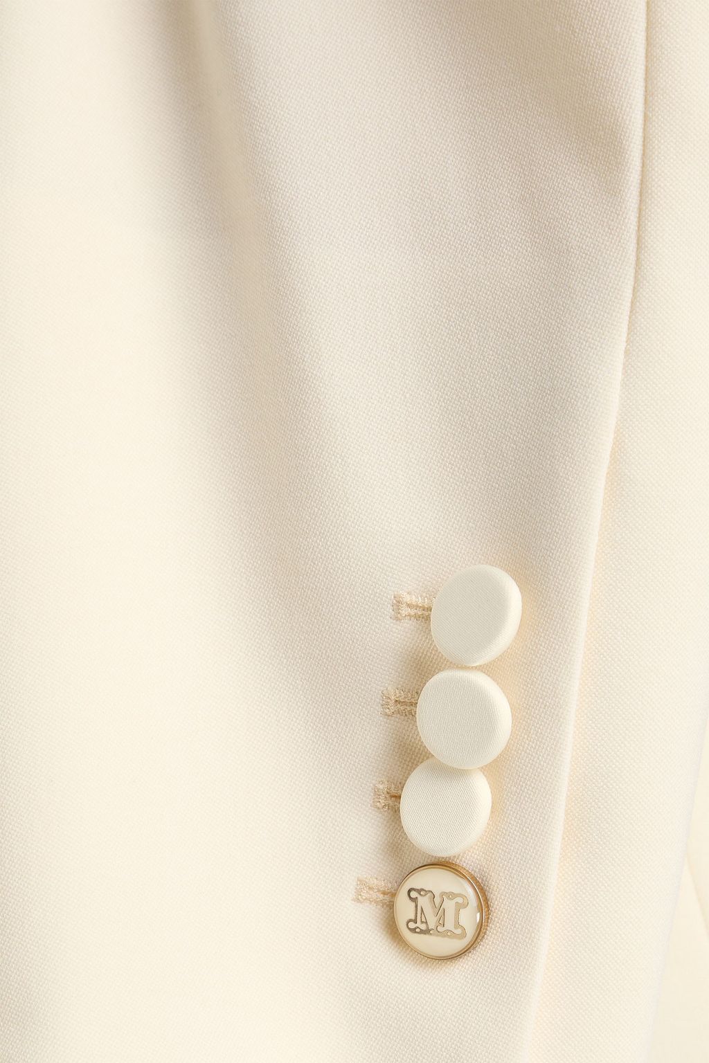 MAX MARA Monica doppelreihiger Blazer aus Grain de Poudre aus einer Wollmischung