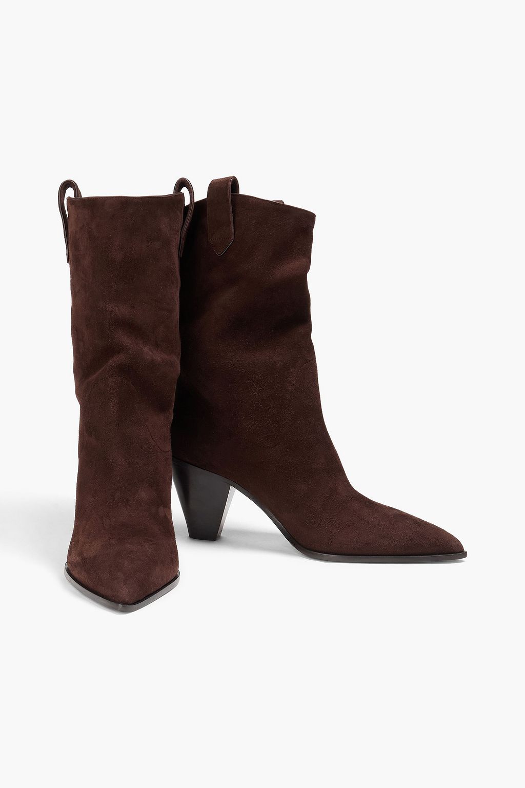 AQUAZZURA Boogie suede cowboy boots