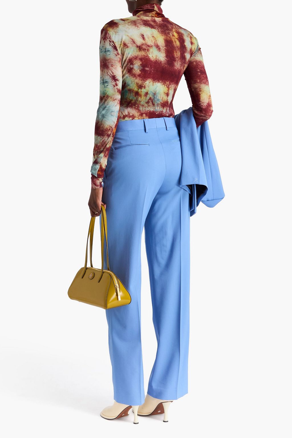 DRIES VAN NOTEN Hose mit geradem Bein aus Woll-Twill
