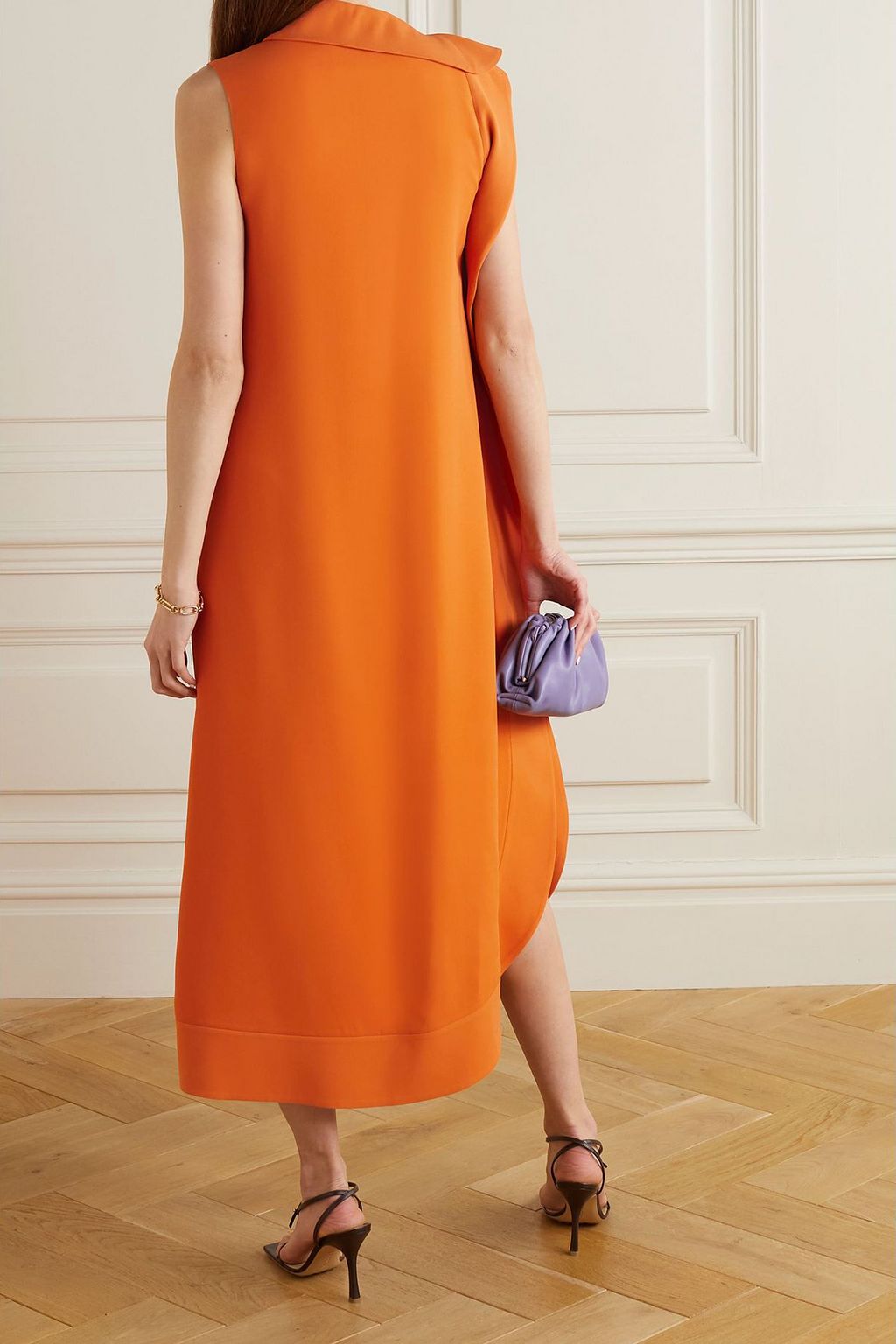 VALENTINO GARAVANI Asymmetrisches Midikleid aus Seide