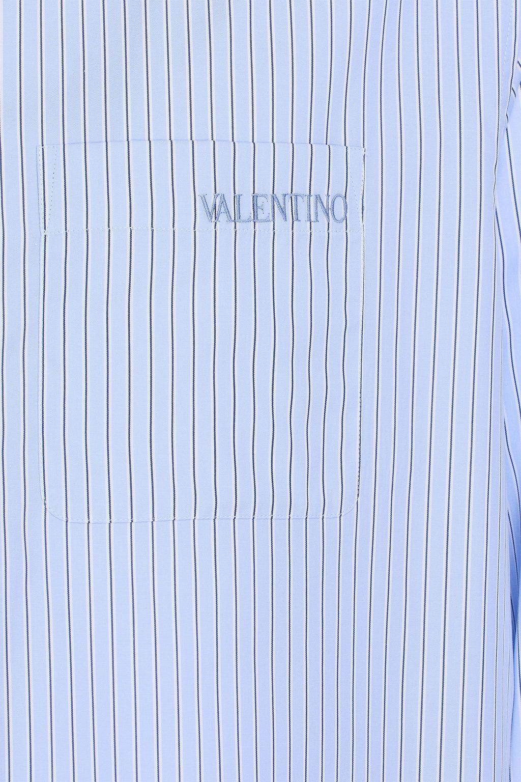 VALENTINO GARAVANI Striped cotton-poplin shirt