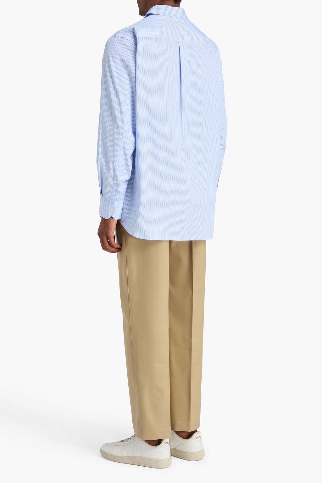 VALENTINO GARAVANI Striped cotton-poplin shirt