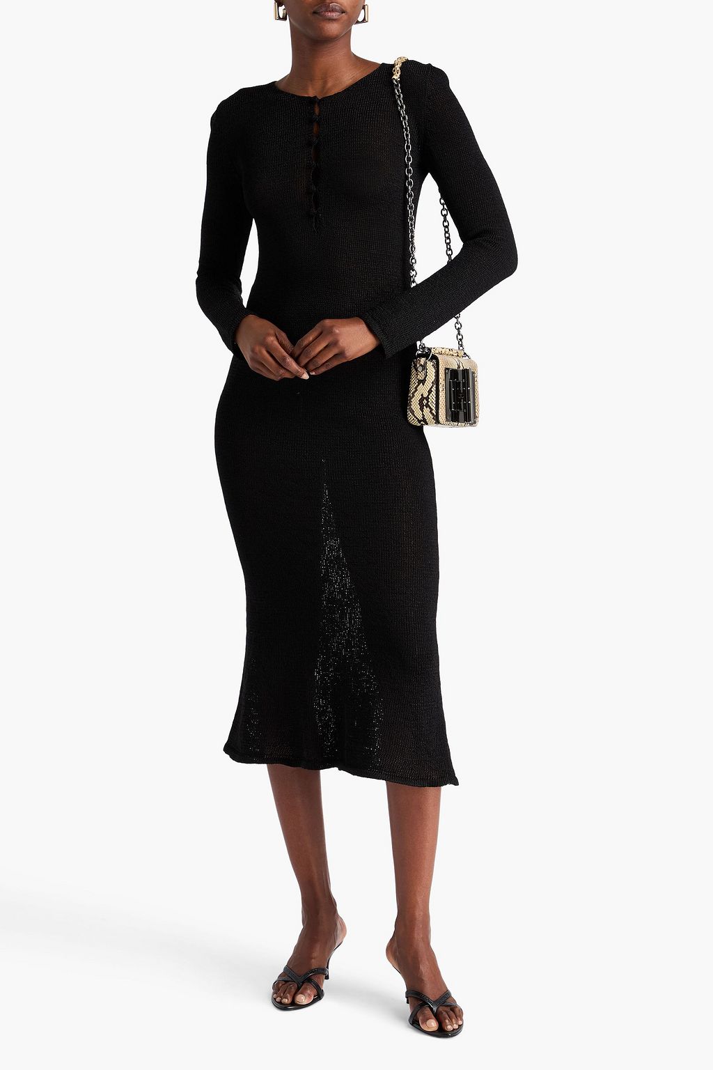 TOM FORD Knitted midi dress