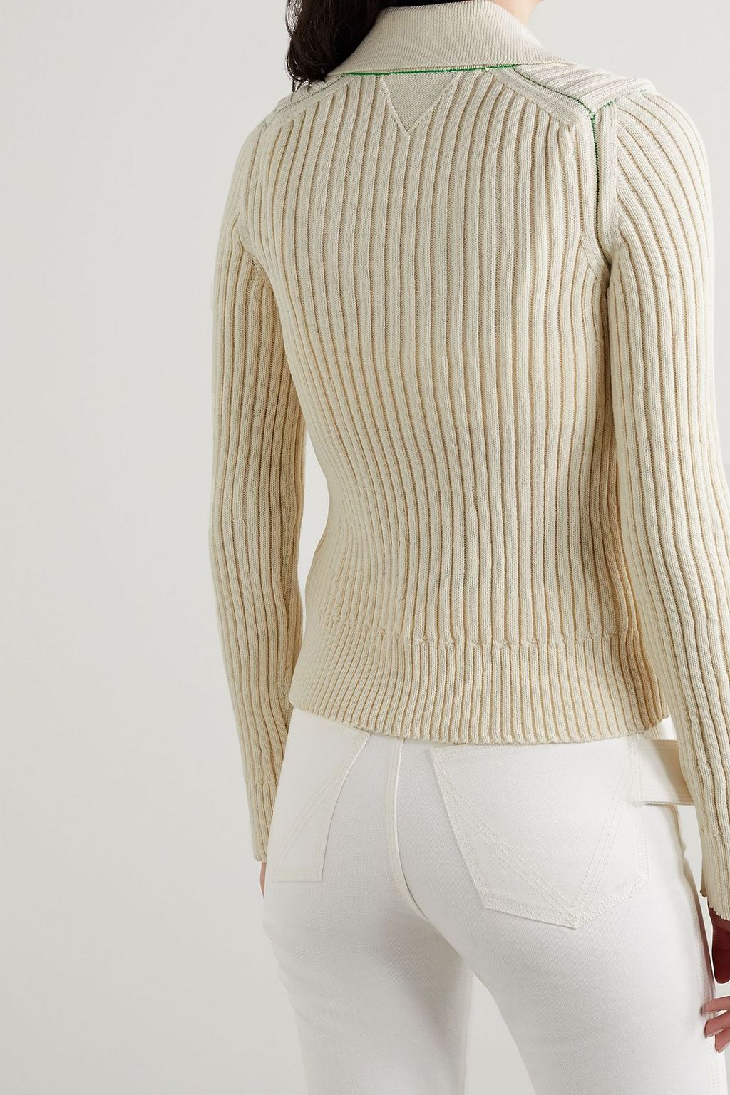 BOTTEGA VENETA Ribbed wool cardigan