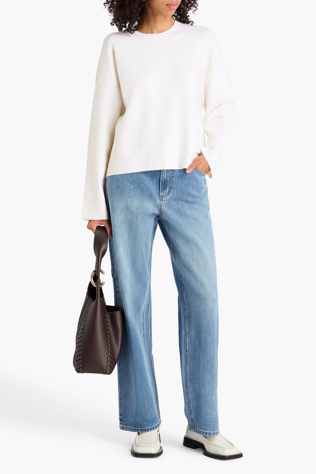 TIBI Stretch-cashmere sweater