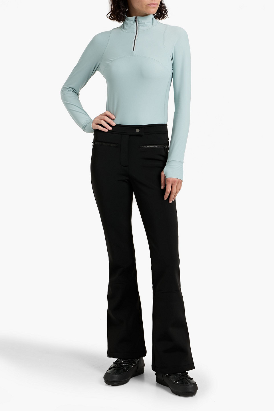 Erin Snow Alana Softshell Ski Pants In Black