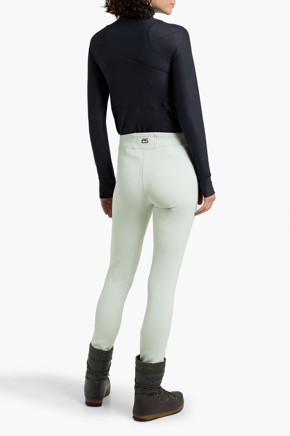 Erin Snow Jes Stretch-shell Ski Pants In Green