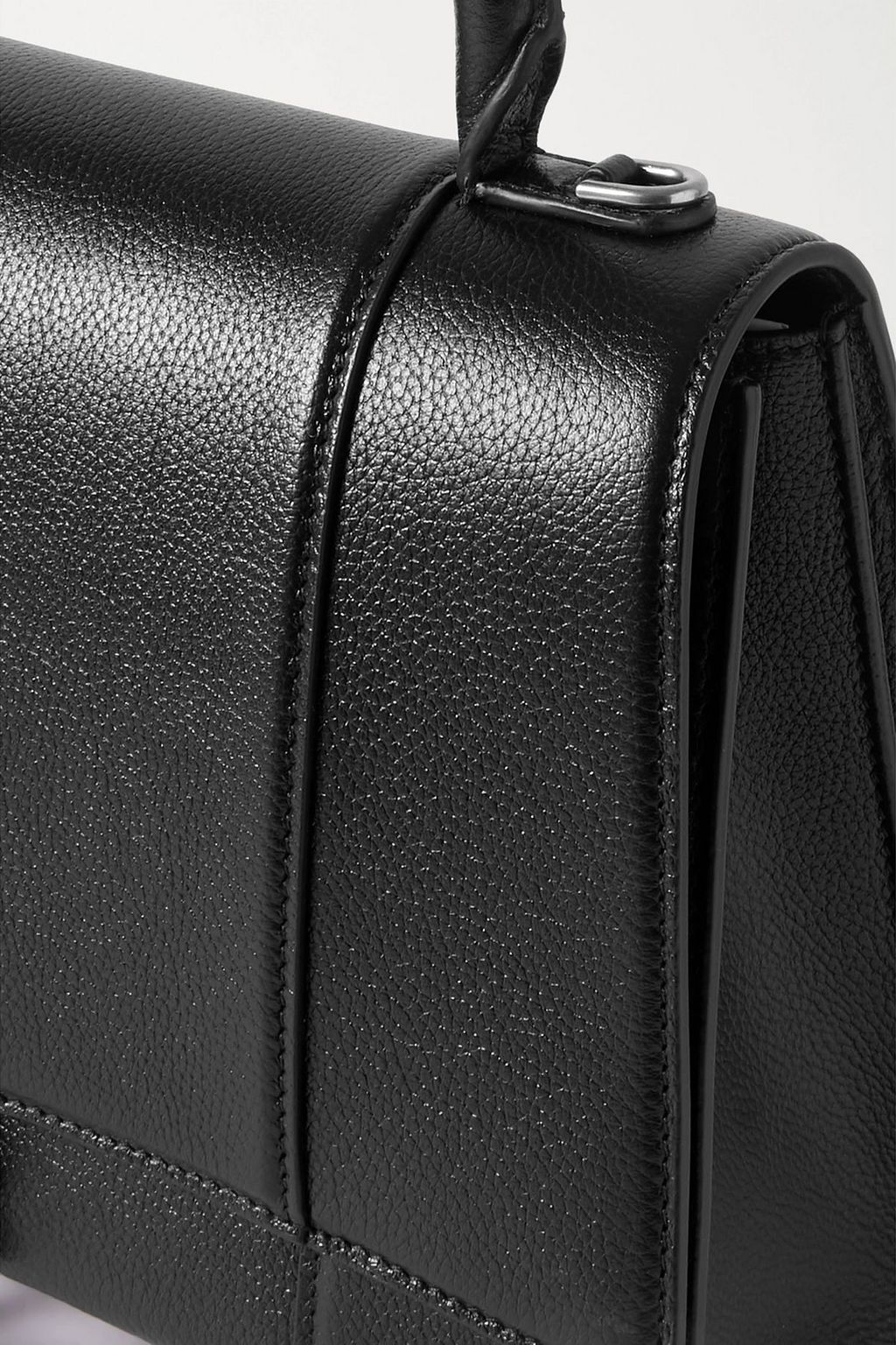 BALENCIAGA Hourglass medium textured-leather tote