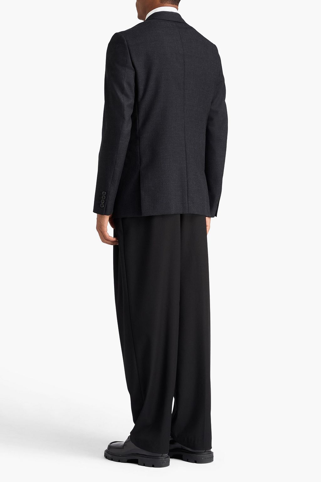 COMME DES GARÇONS HOMME DEUX Grain de poudre wool blazer