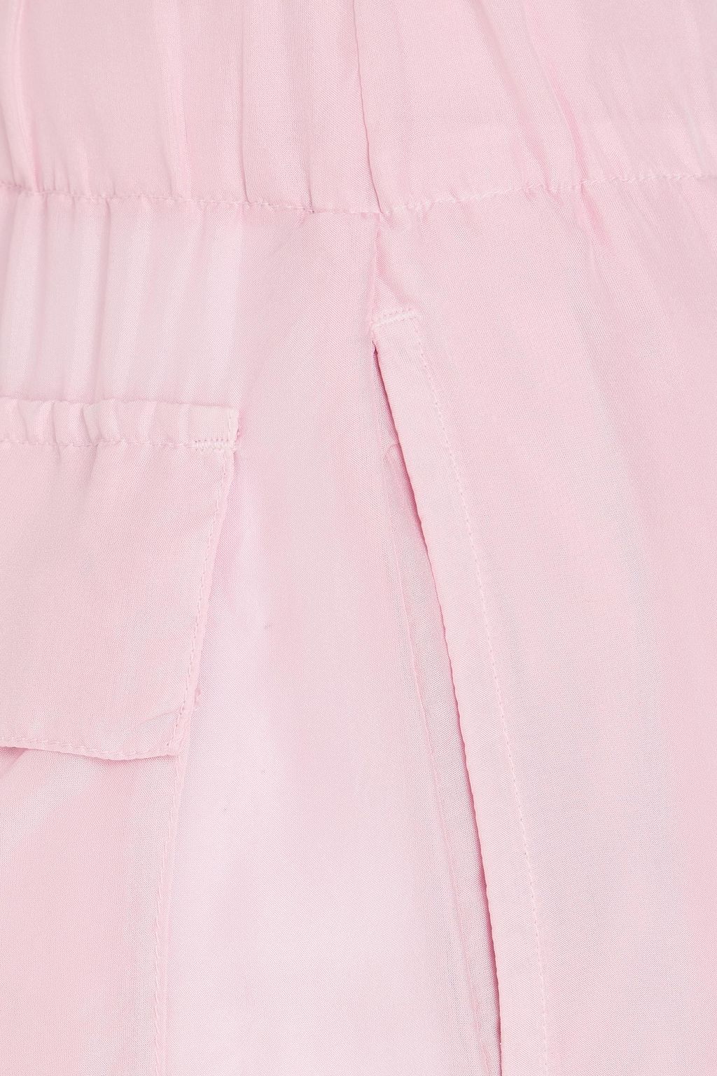 DRIES VAN NOTEN Washed-silk cargo pants