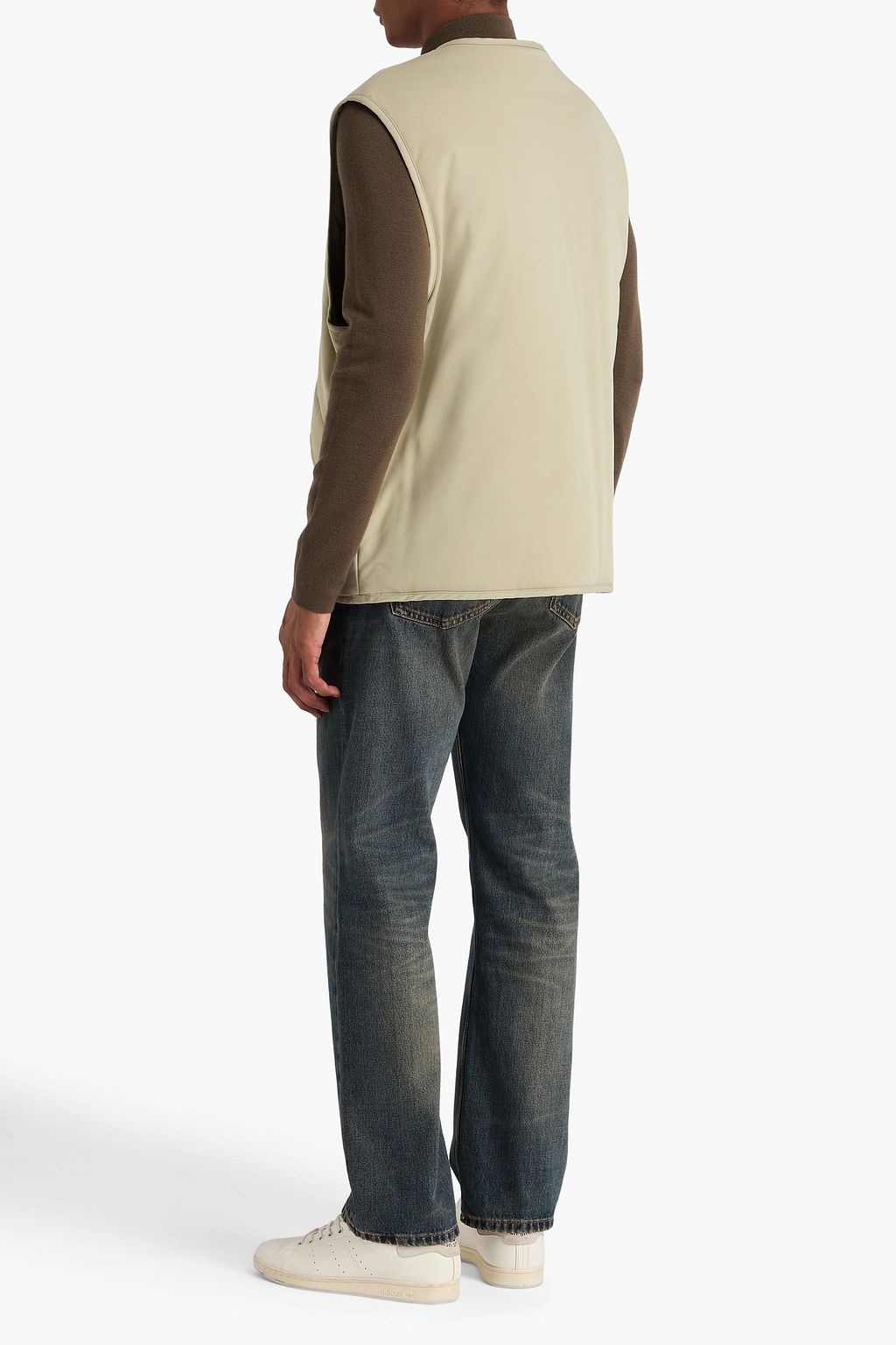 THE FRANKIE SHOP Reversible quilted twill vest