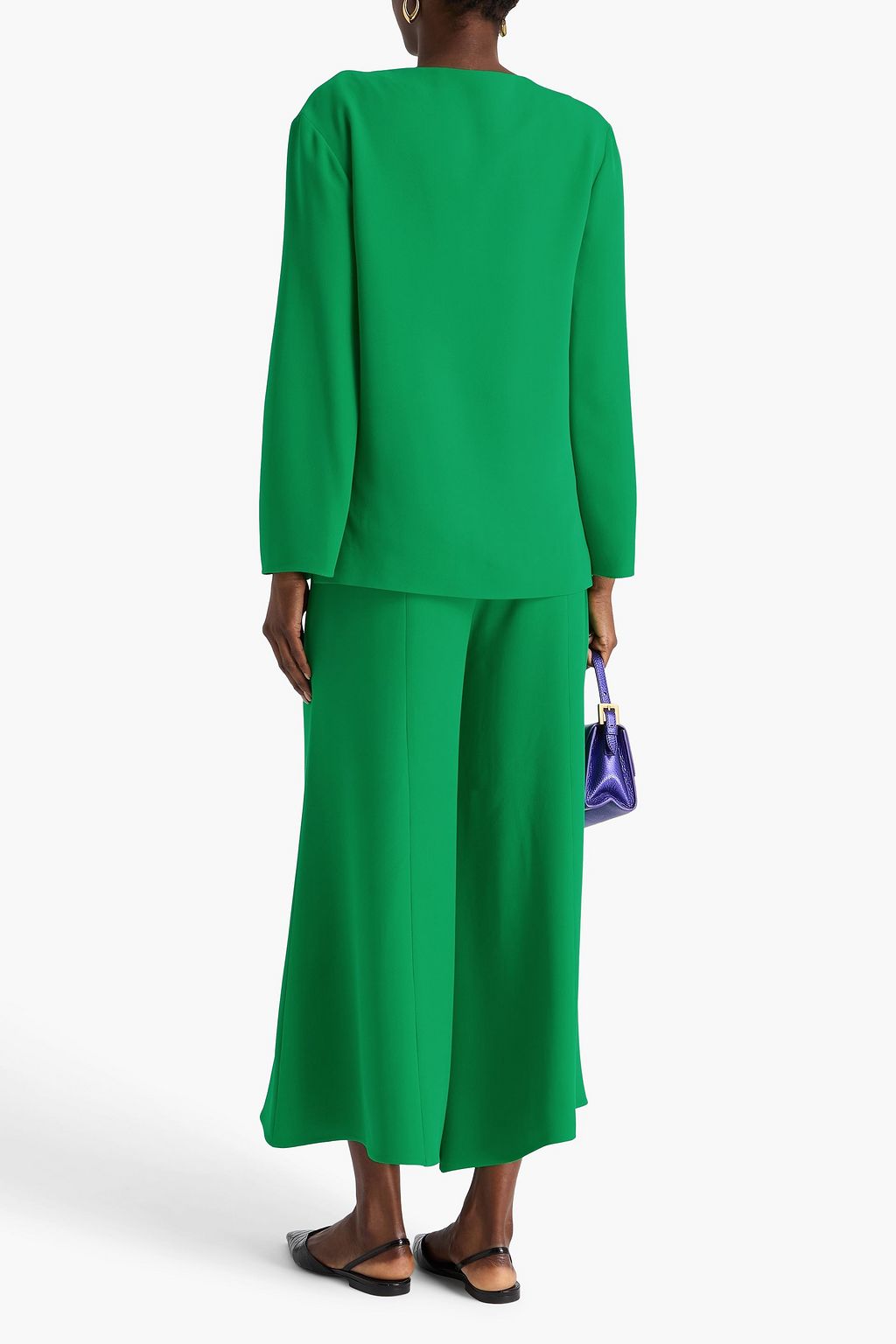 VALENTINO GARAVANI Silk-crepe culottes