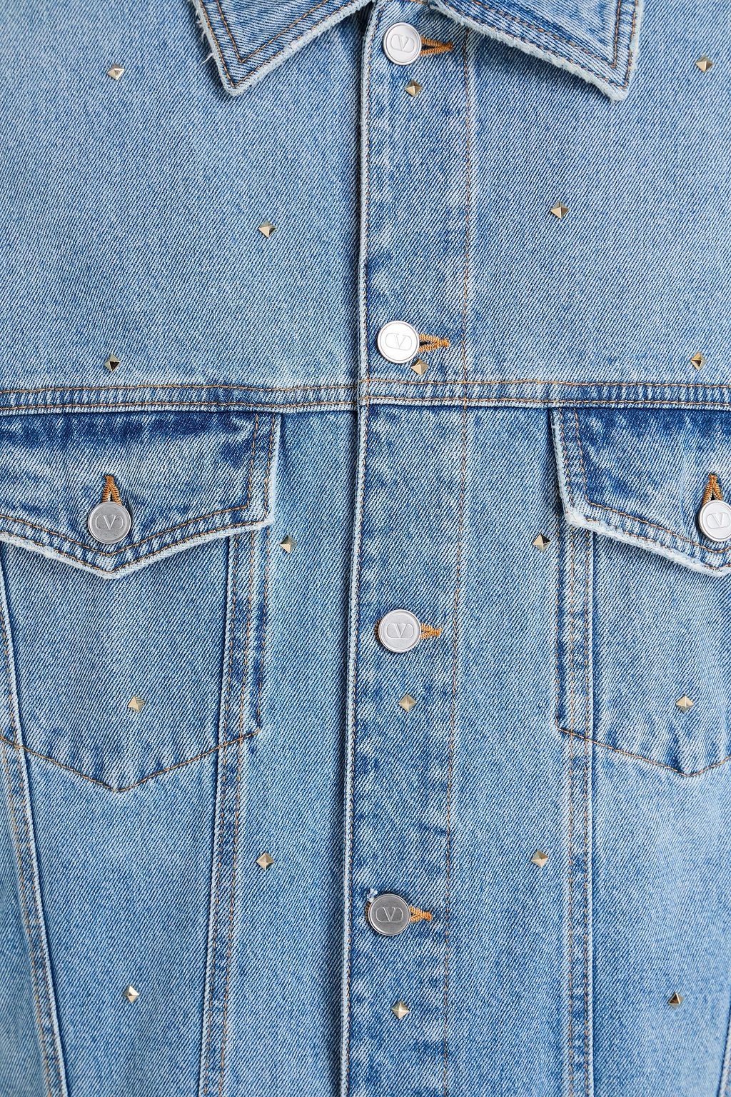 VALENTINO GARAVANI Studded denim jacket