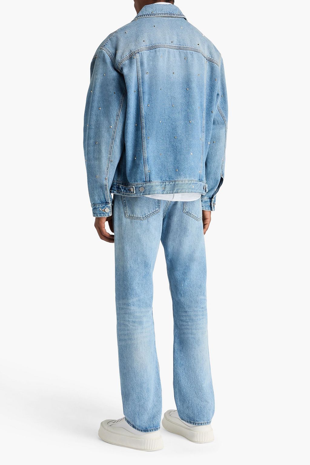 VALENTINO GARAVANI Studded denim jacket